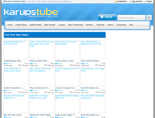 Tablet Screenshot of karupstube.com